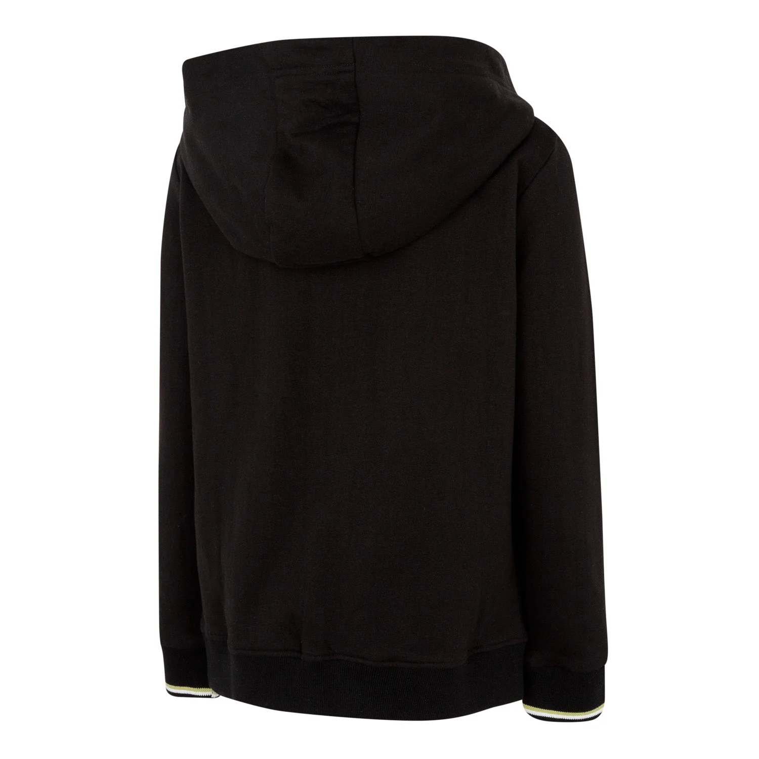 Chaqueta Capucha Chándal Niños Negra/Lima - Image 4