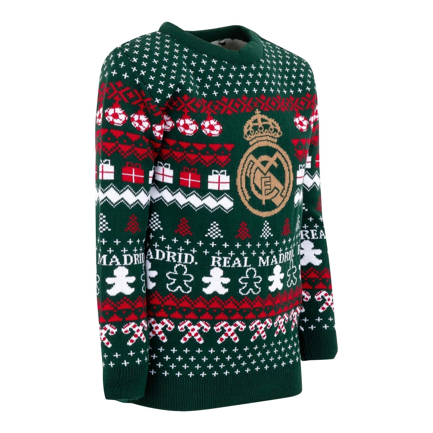 Jersey Navideño Niño Escudo Verde/Multicolor - Image 2