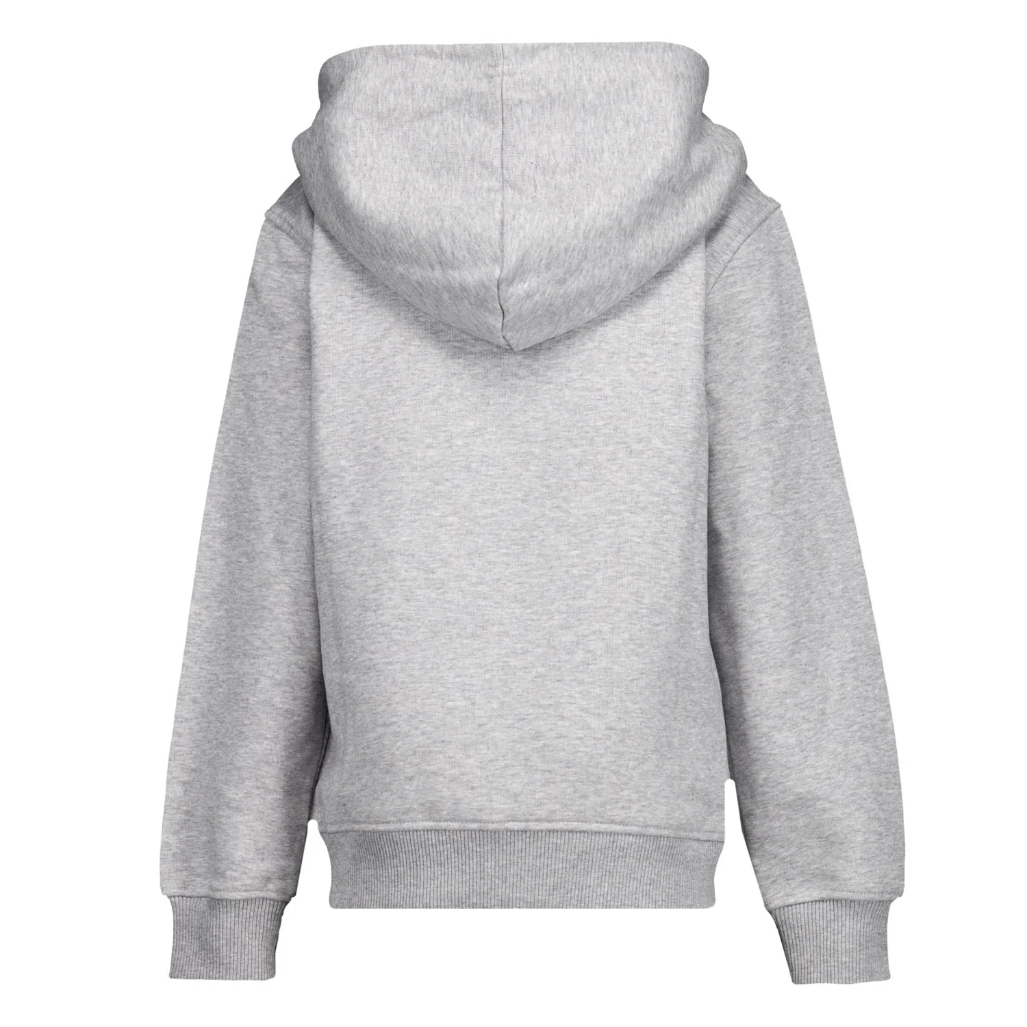 Sudadera Capucha Cremallera Niños ECO Essentials Real Madrid Escudo Gris - Image 2