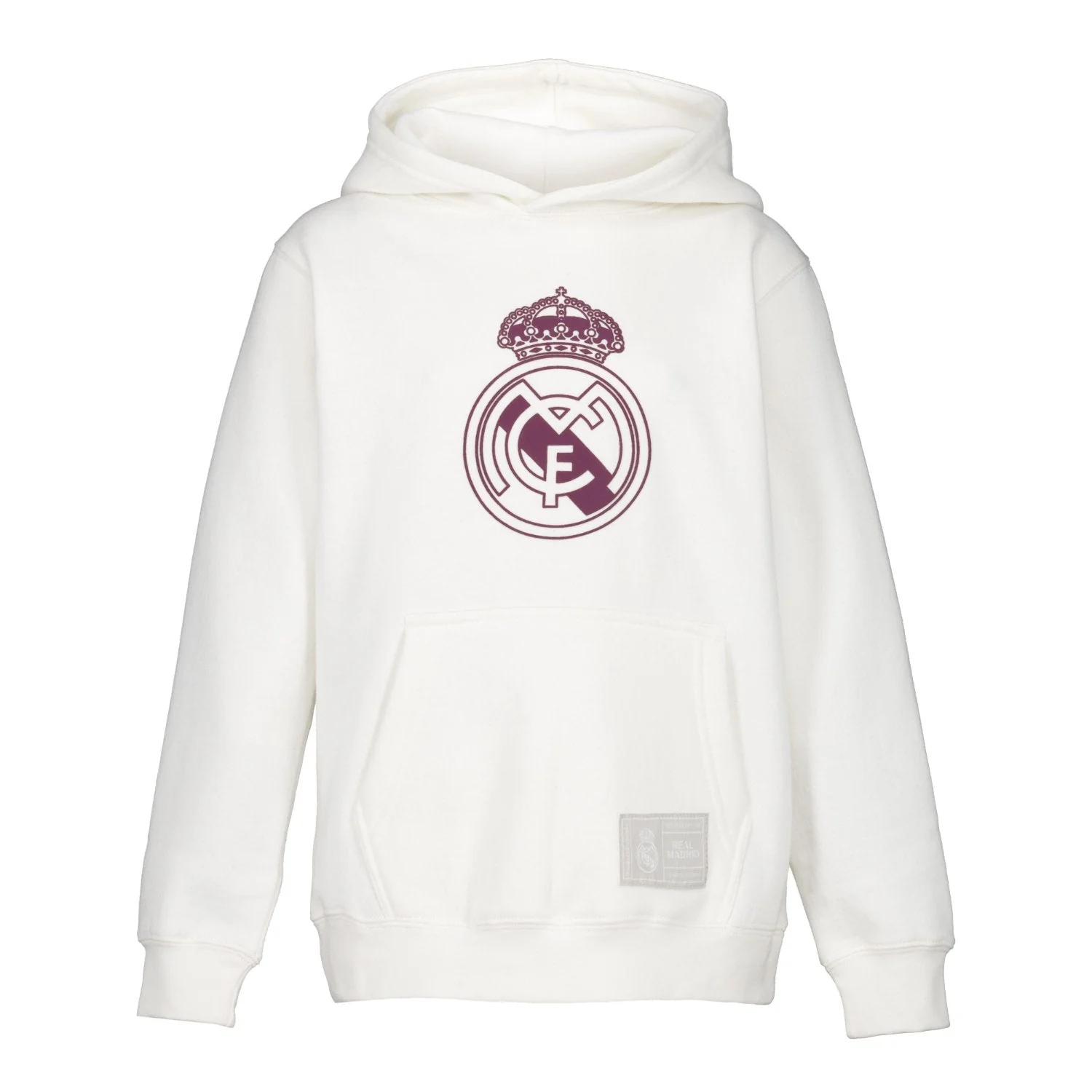 Sudadera Capucha Niños Color Crest Blanco Roto Real Madrid