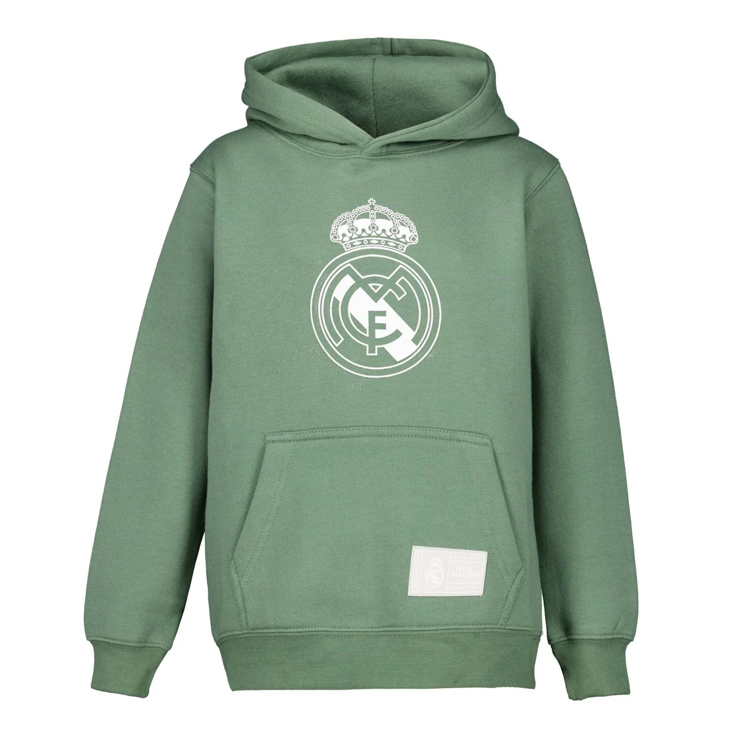 Sudadera Capucha Niños Color Crest Verde Oscuro Real Madrid