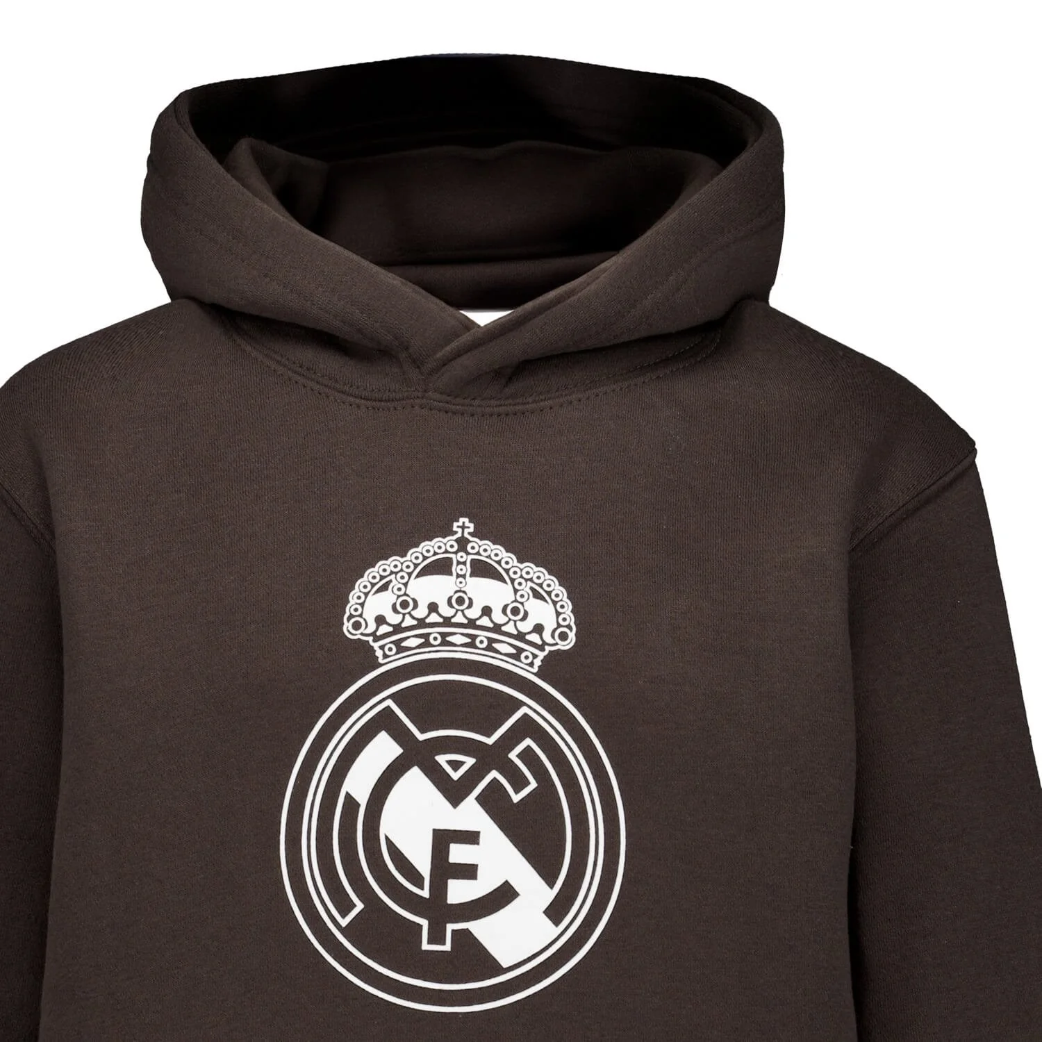Sudadera Capucha Niños Color Crest Marrón Oscuro Real Madrid - Image 3