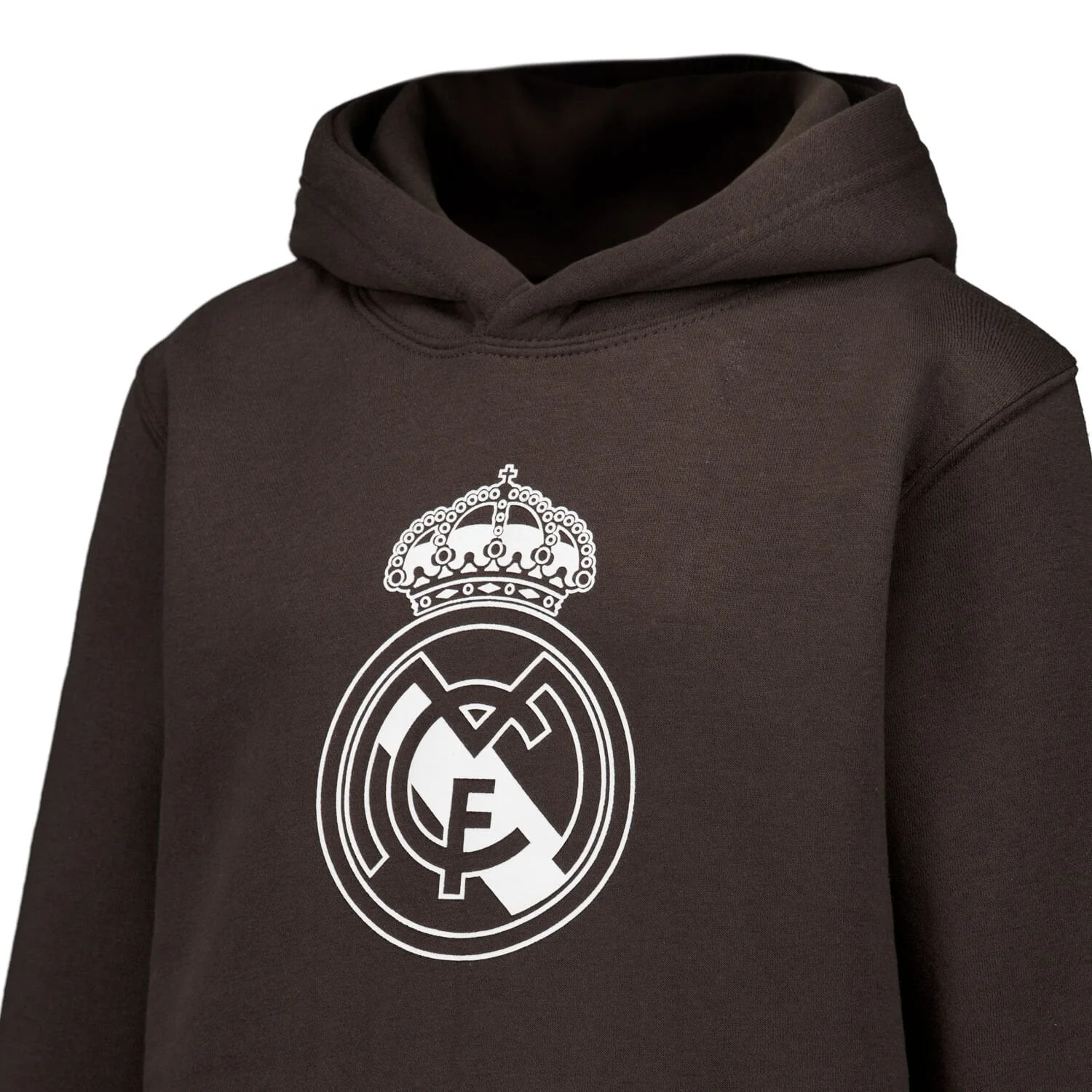 Sudadera Capucha Niños Color Crest Marrón Oscuro Real Madrid - Image 4