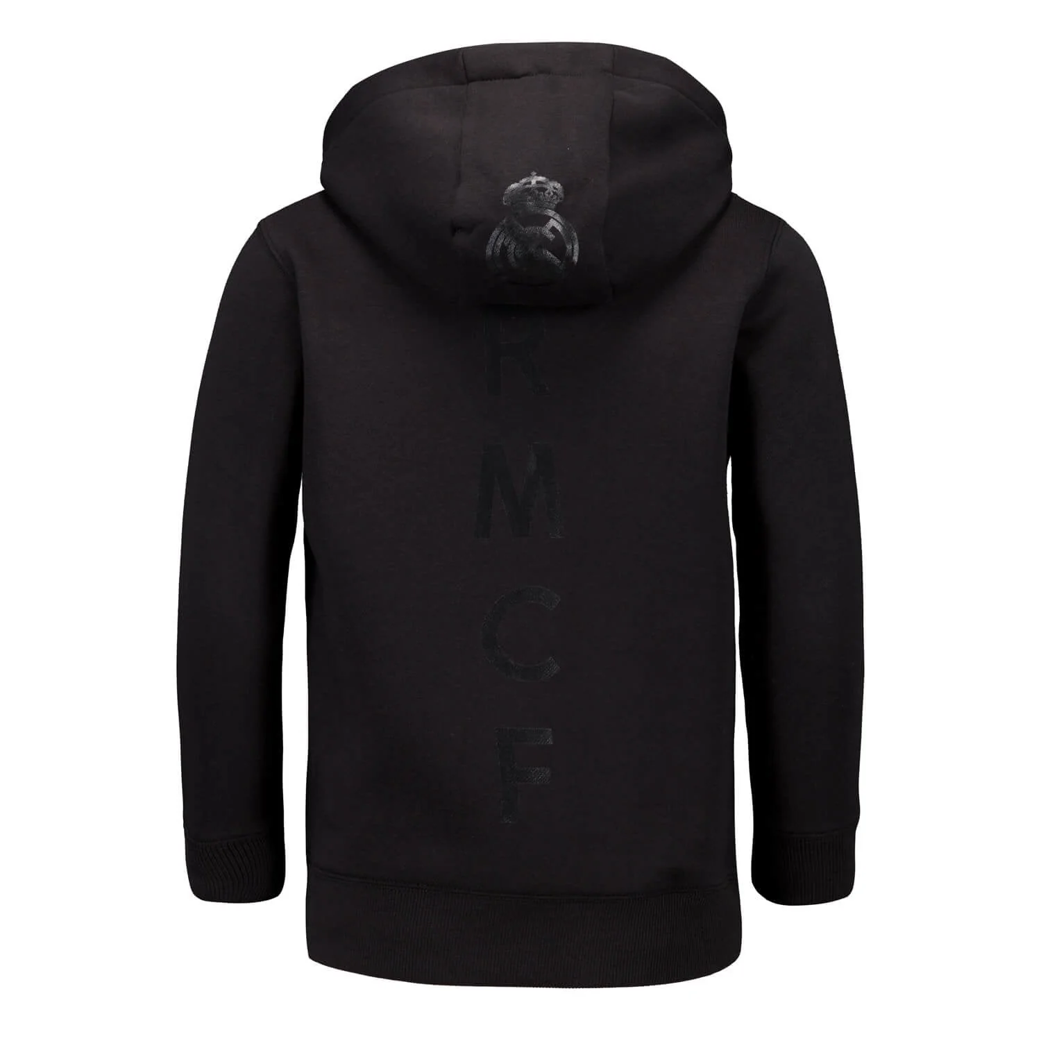 Sudadera Capucha Niño Blackout RMFC Backprint Negra Real Madrid - Image 4