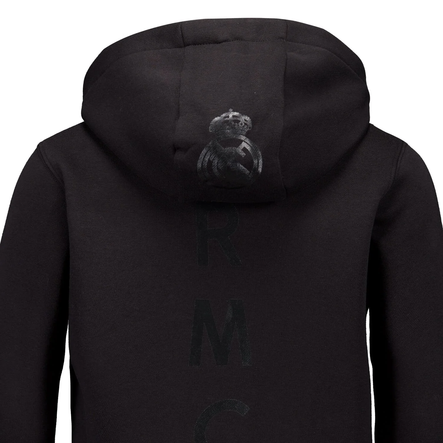 Sudadera Capucha Niño Blackout RMFC Backprint Negra Real Madrid - Image 5