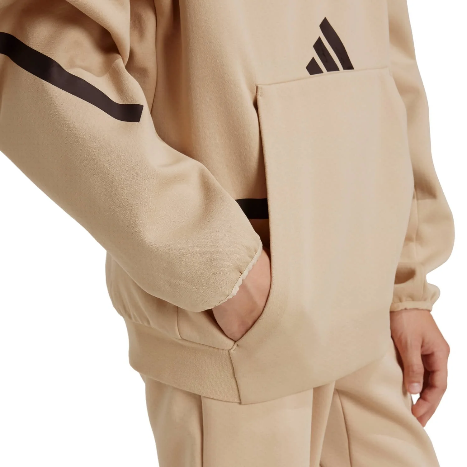 Sudadera con capucha Niños adidas Real Urban Beige - Image 4