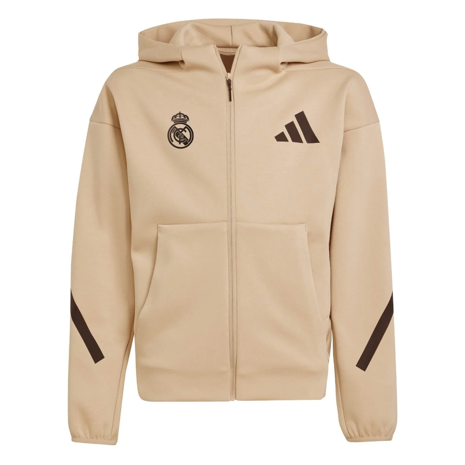 Chaqueta Cremallera Niños adidas Real Urban Beige