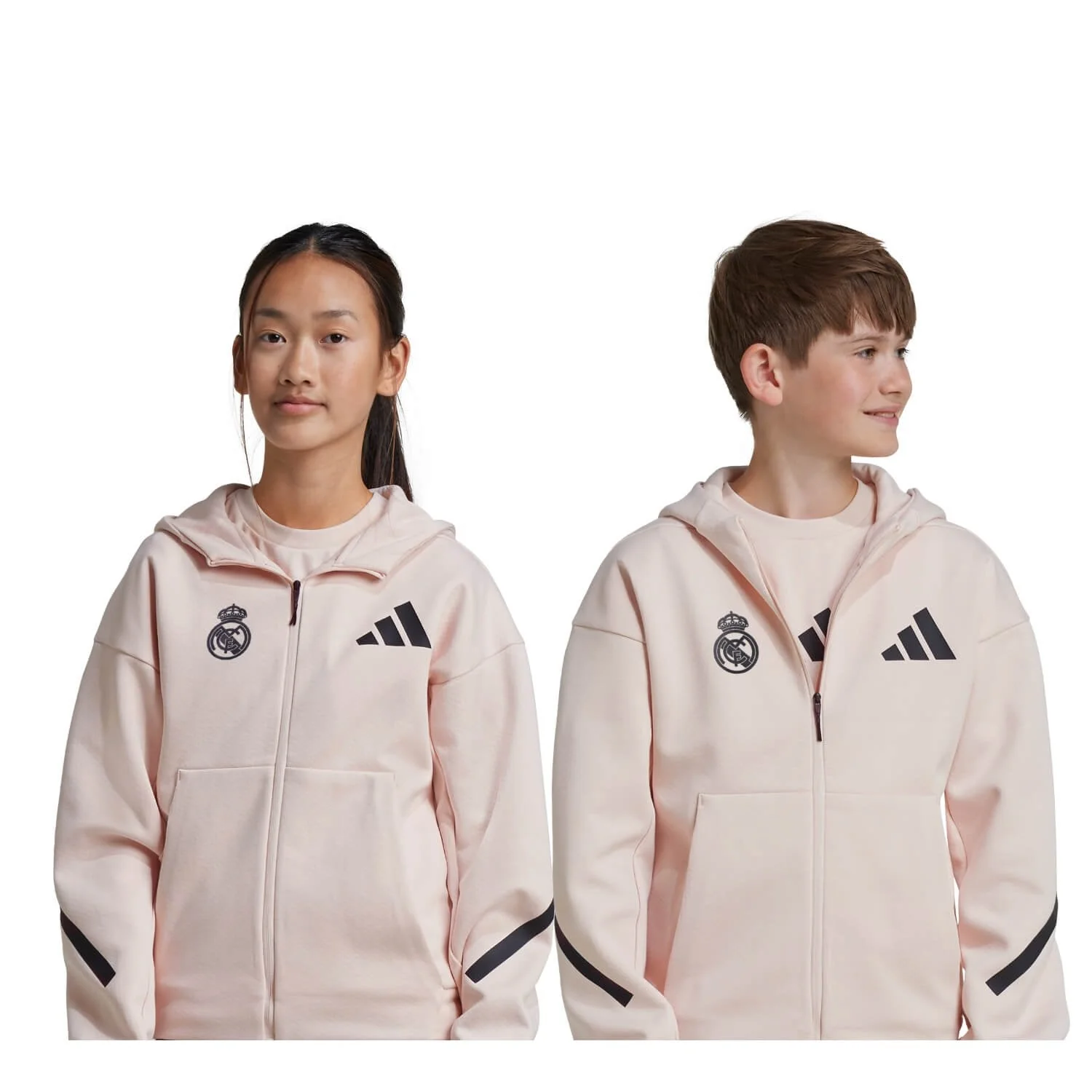 Chaqueta Cremallera Niños adidas Real Urban Rosa - Image 2
