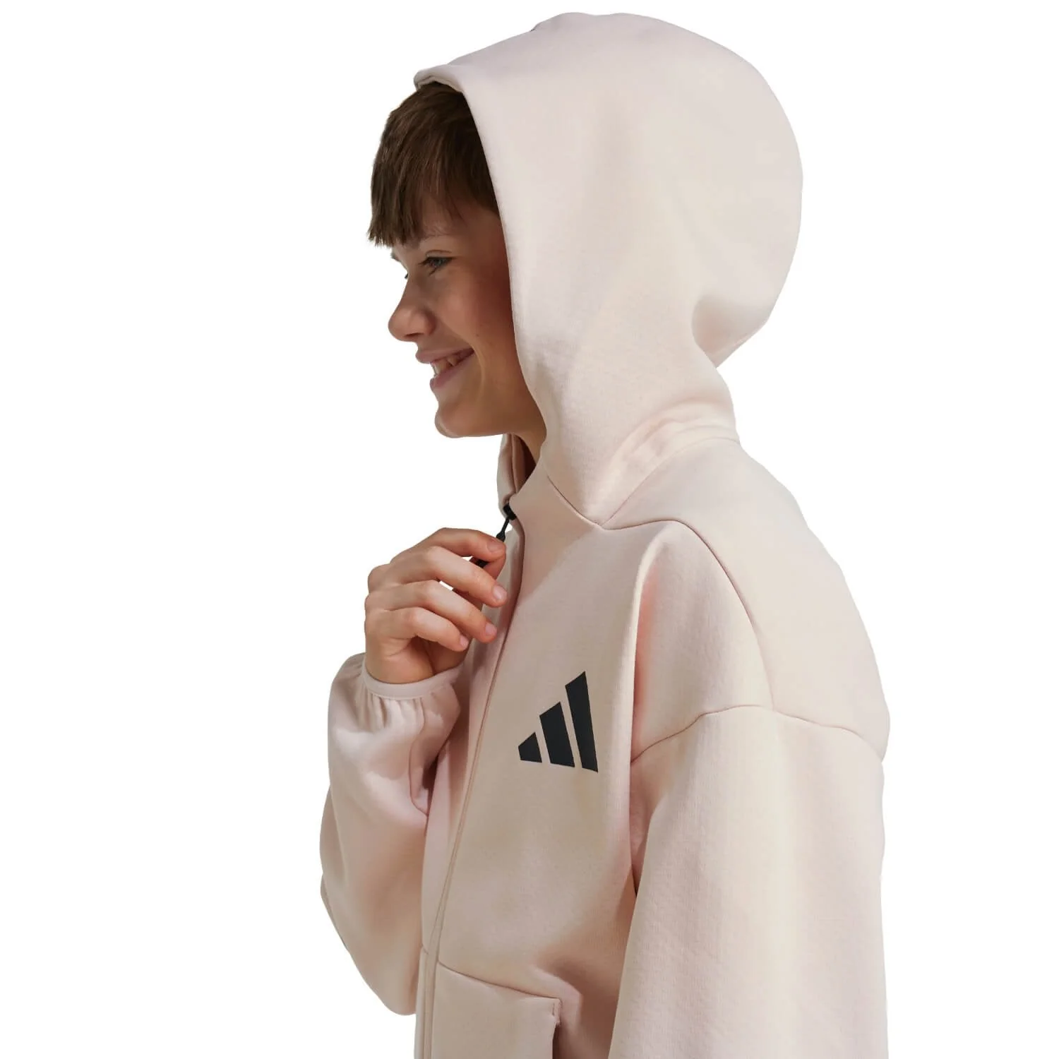 Chaqueta Cremallera Niños adidas Real Urban Rosa - Image 4