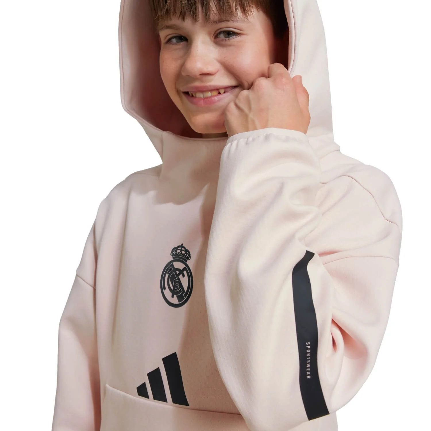 Sudadera con capucha Niños adidas Real Urban Rosa - Image 2