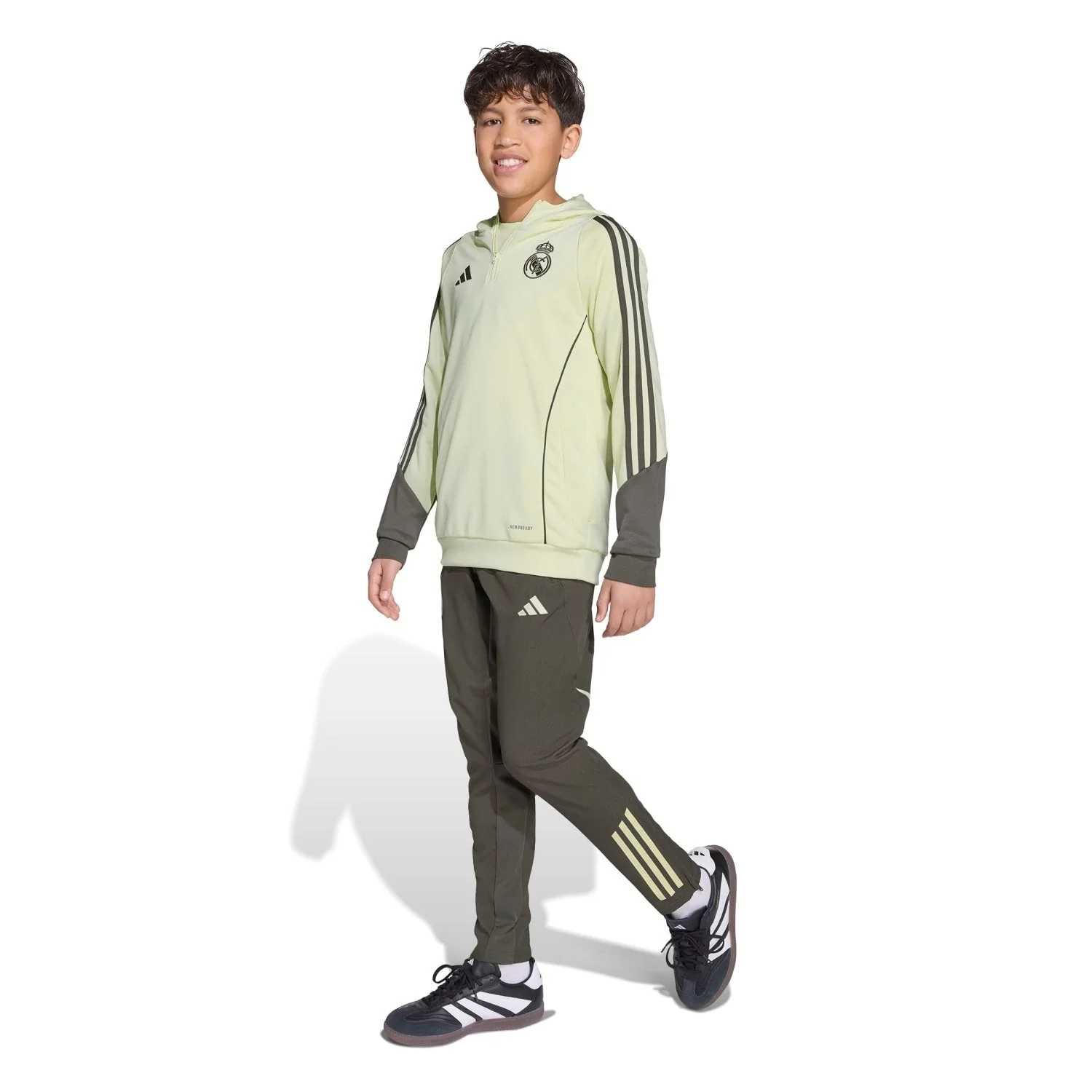 Sudadera Capucha Niños adidas Entrenamiento 25/26 Verde Lima - Image 4
