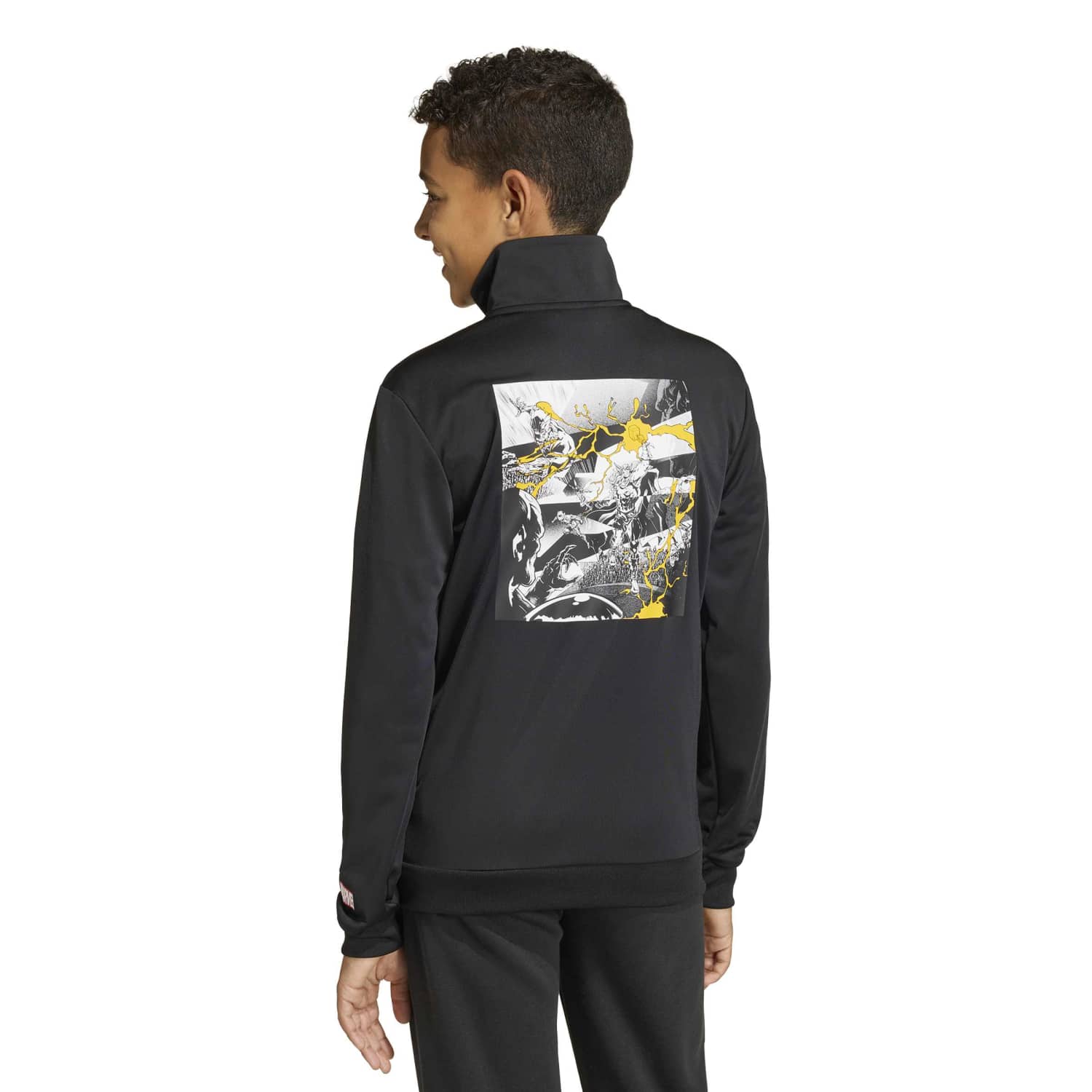Chaqueta Chándal Niño adidas Marvel 25/26 Negra - Image 3
