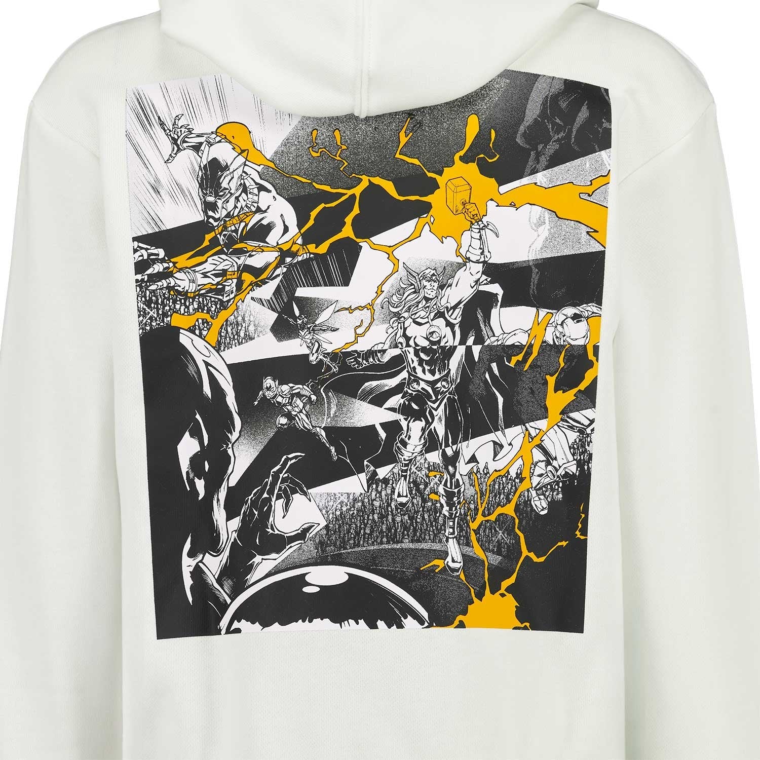Sudadera Capucha Niños adidas Marvel 25/26 Blanca - Image 5