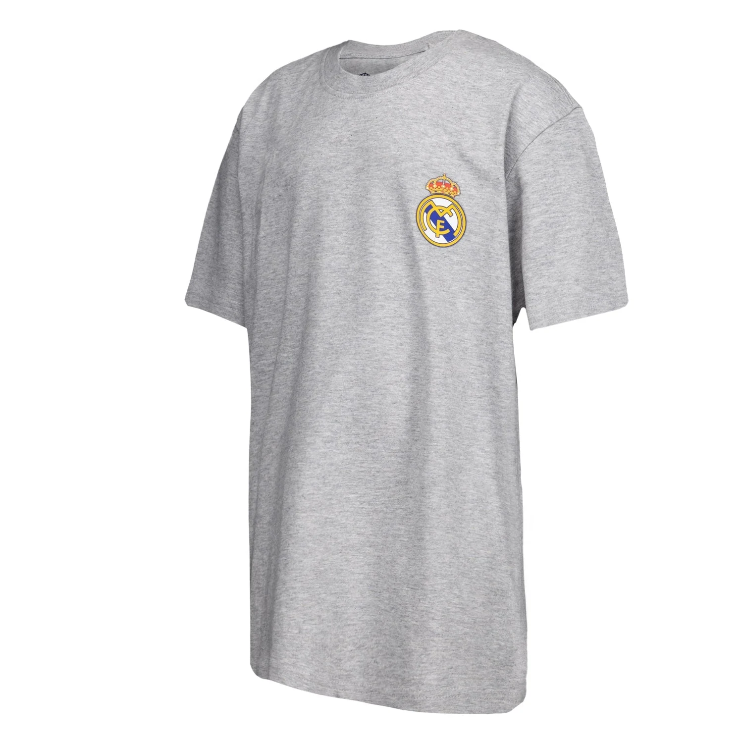 Camiseta Niños ECO Essentials Real Madrid Escudo Color Gris - Image 3