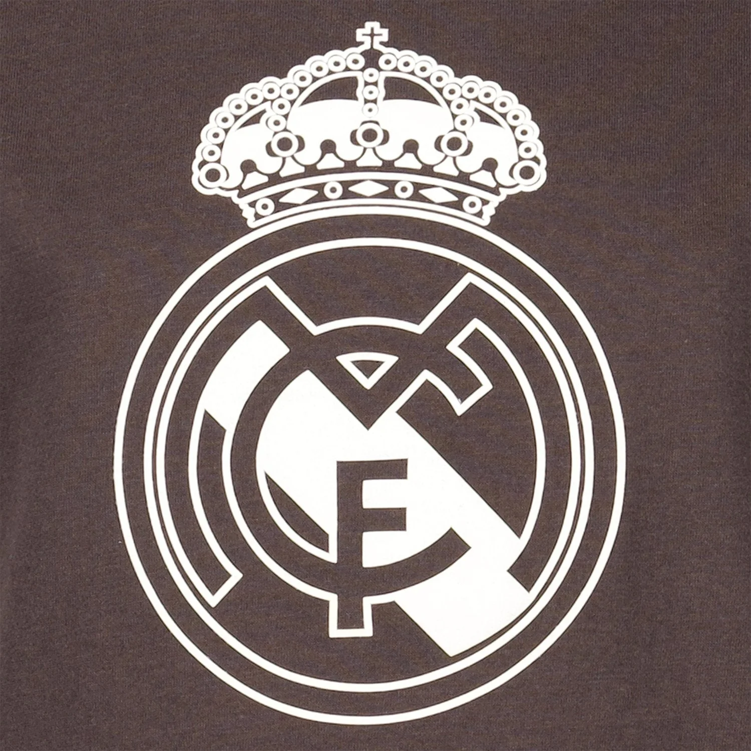 Camiseta Niños Color Marrón Oscuro Lavado Real Madrid - Image 3