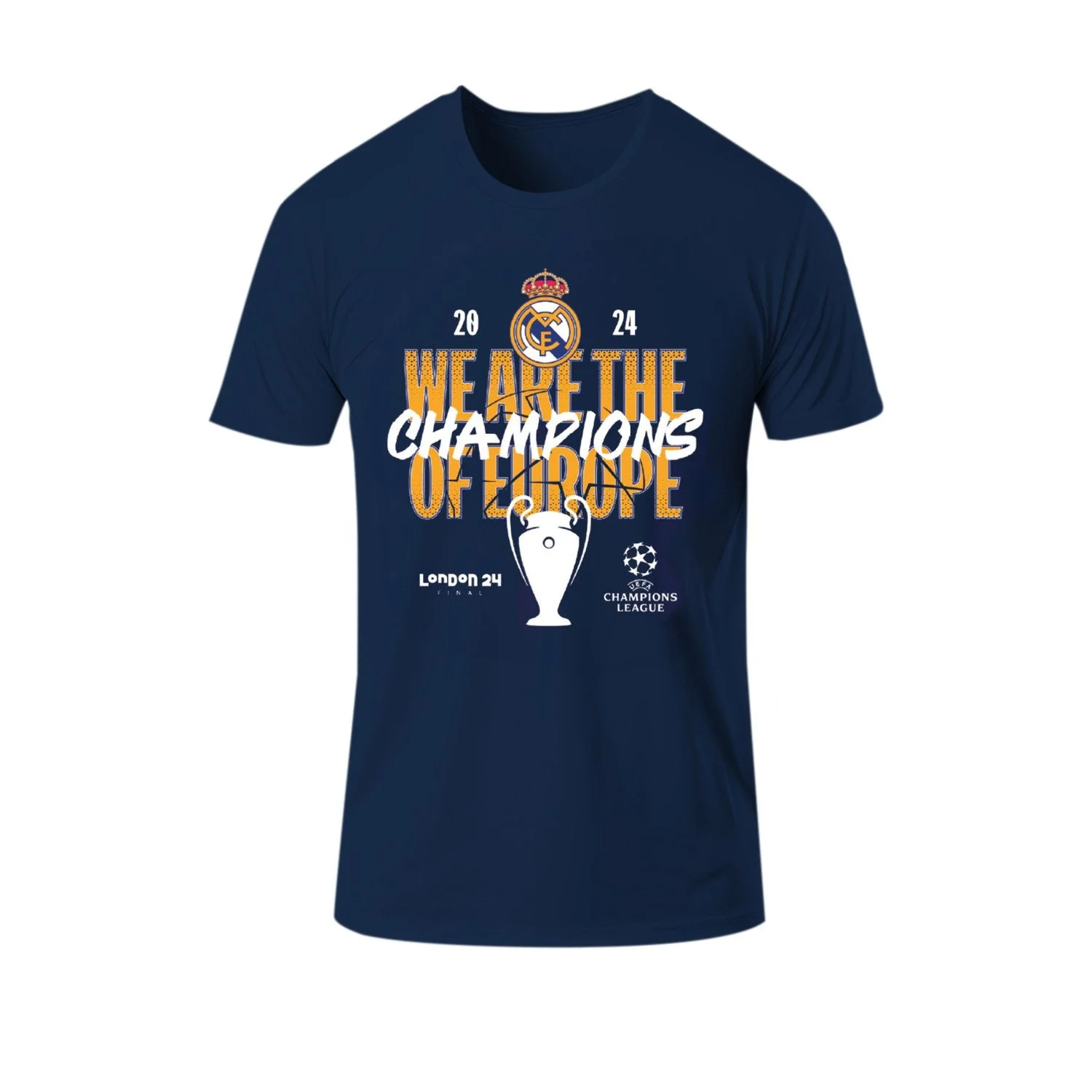 Camiseta Campeones UCL Azul Marino 15 Niños
