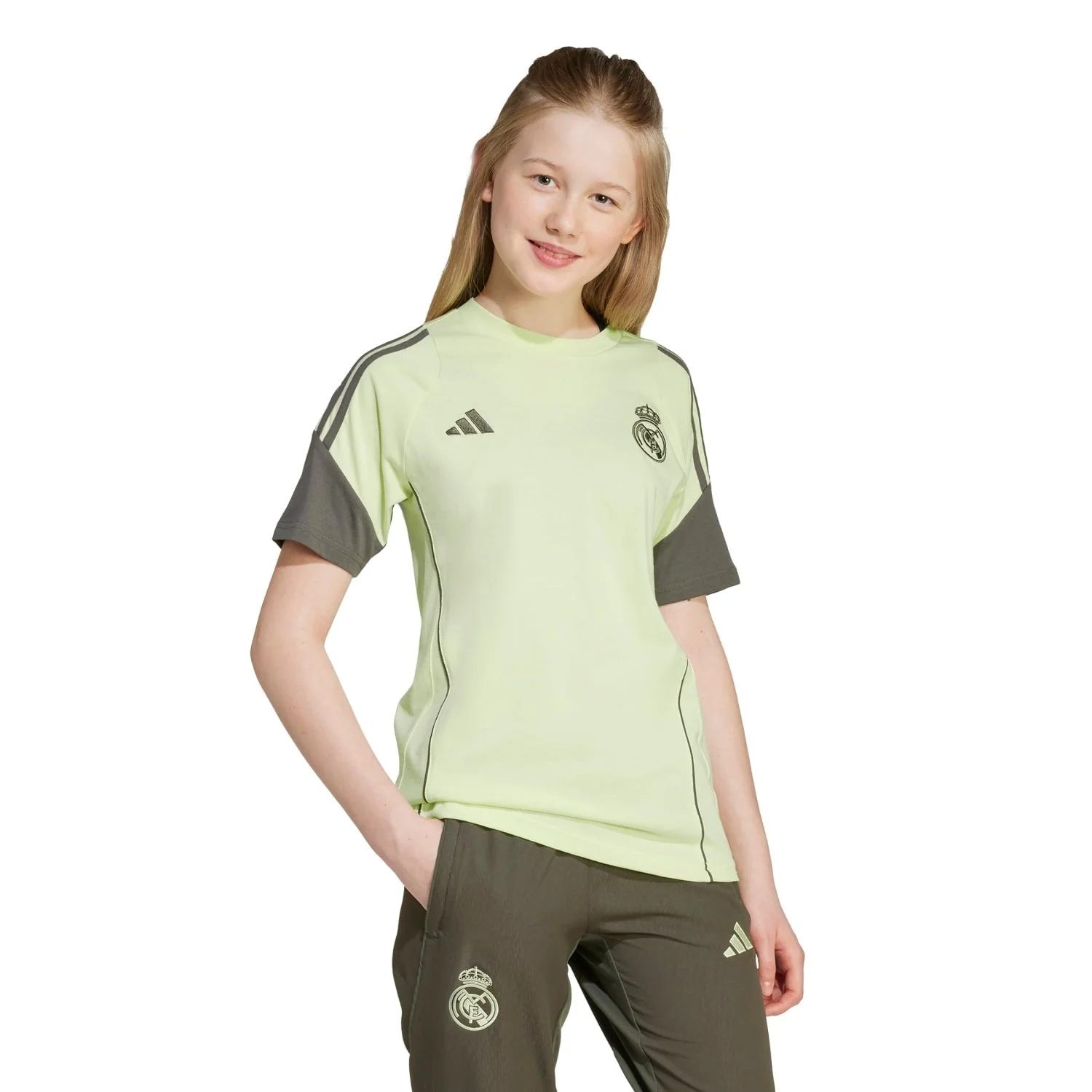 Camiseta Niños adidas Entrenamiento 25/26 Verde Lima - Image 3