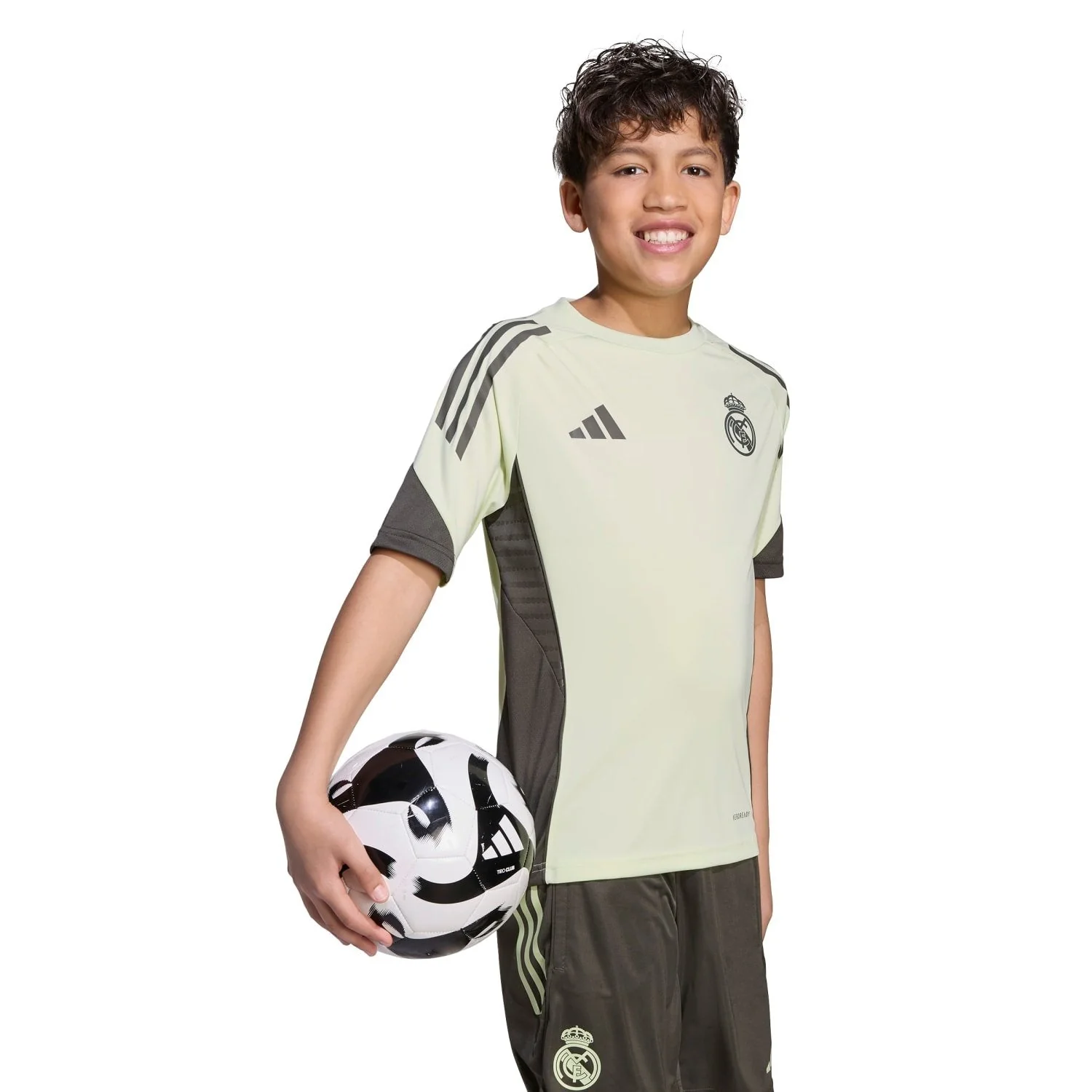 Camiseta Técnica Niños adidas Entrenamiento 25/26 Verde Lima - Image 3