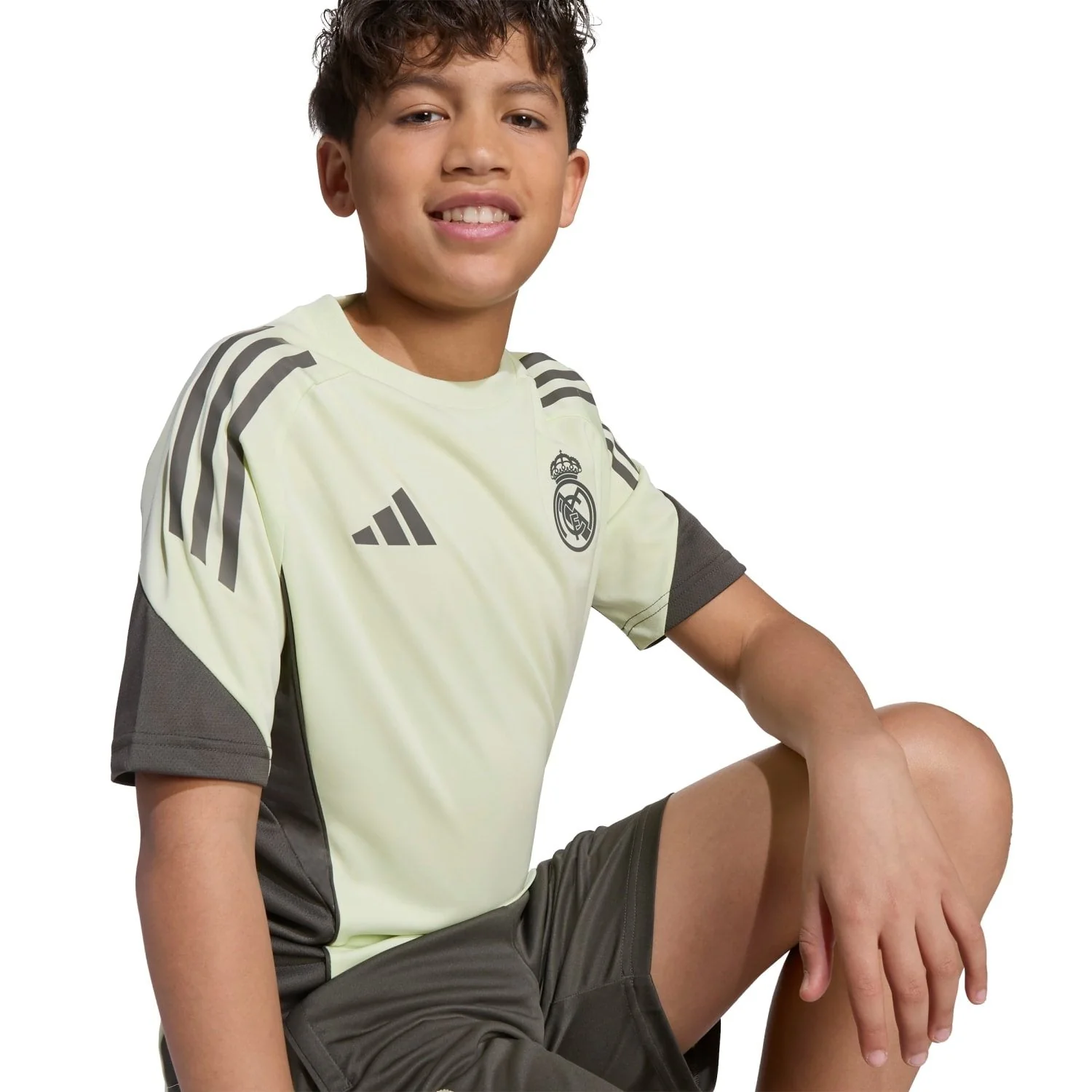 Camiseta Técnica Niños adidas Entrenamiento 25/26 Verde Lima - Image 7