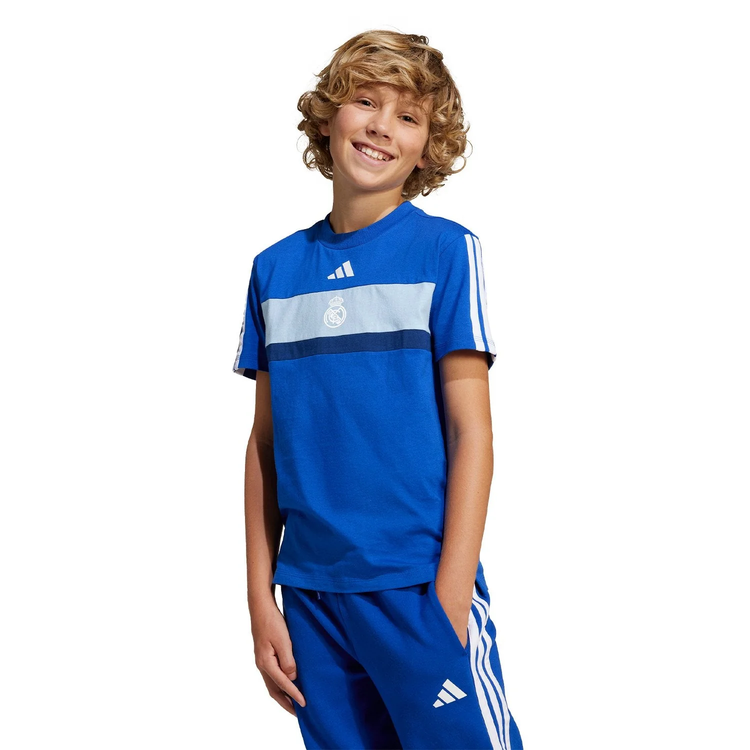 Camiseta adidas Tiberio Niños azul - Image 2