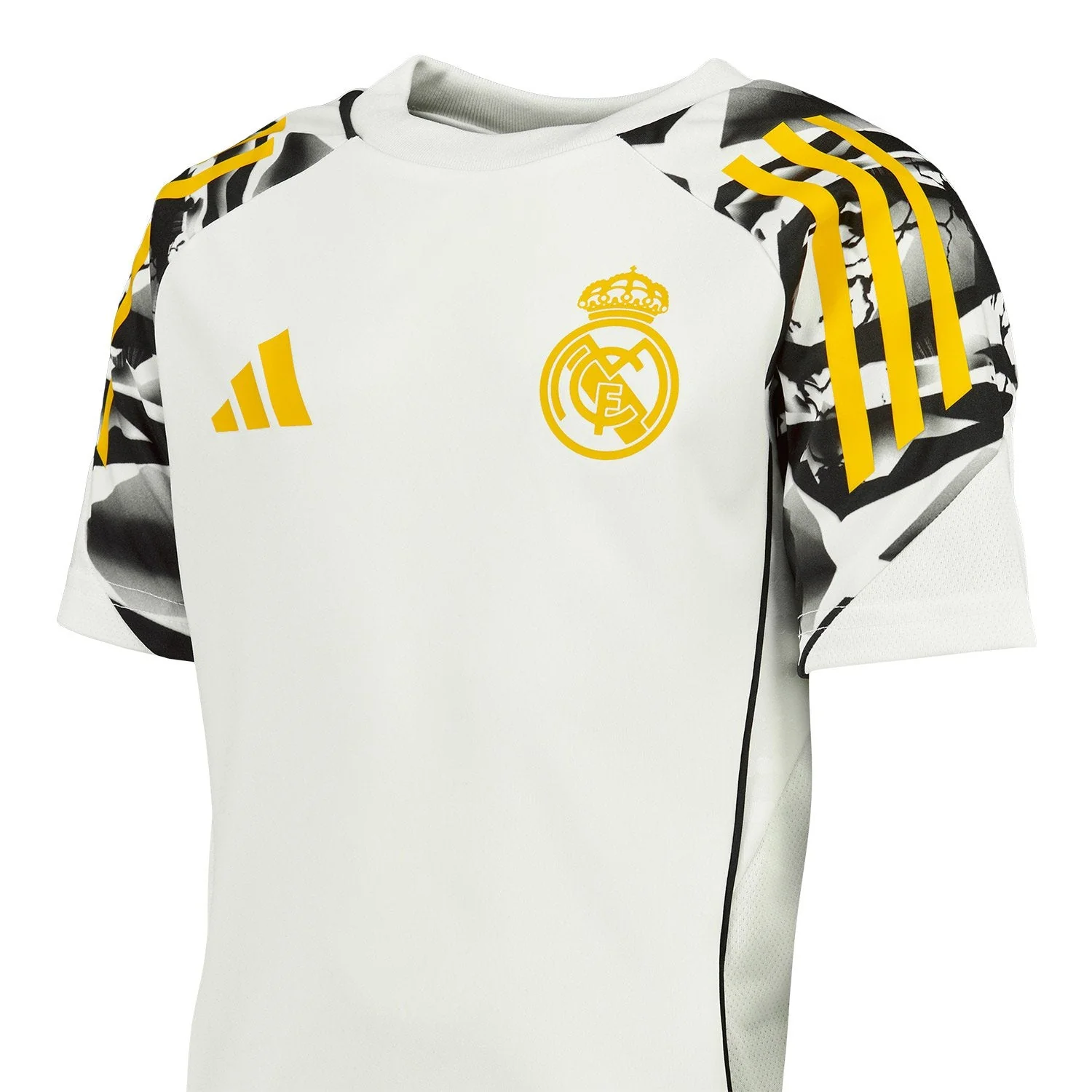 Camiseta Niño adidas Marvel Entrenamiento 25/26 Blanca/Dorada - Image 3