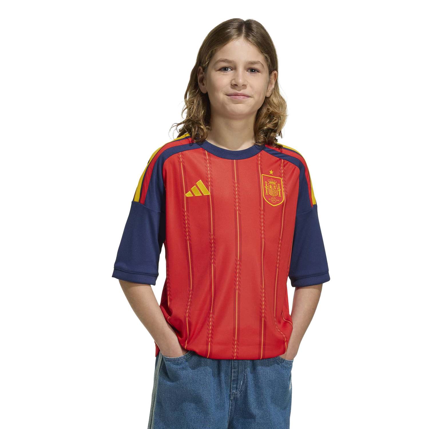 Camiseta España Niño Primera Equipación Mundial 2026 Roja - Image 3